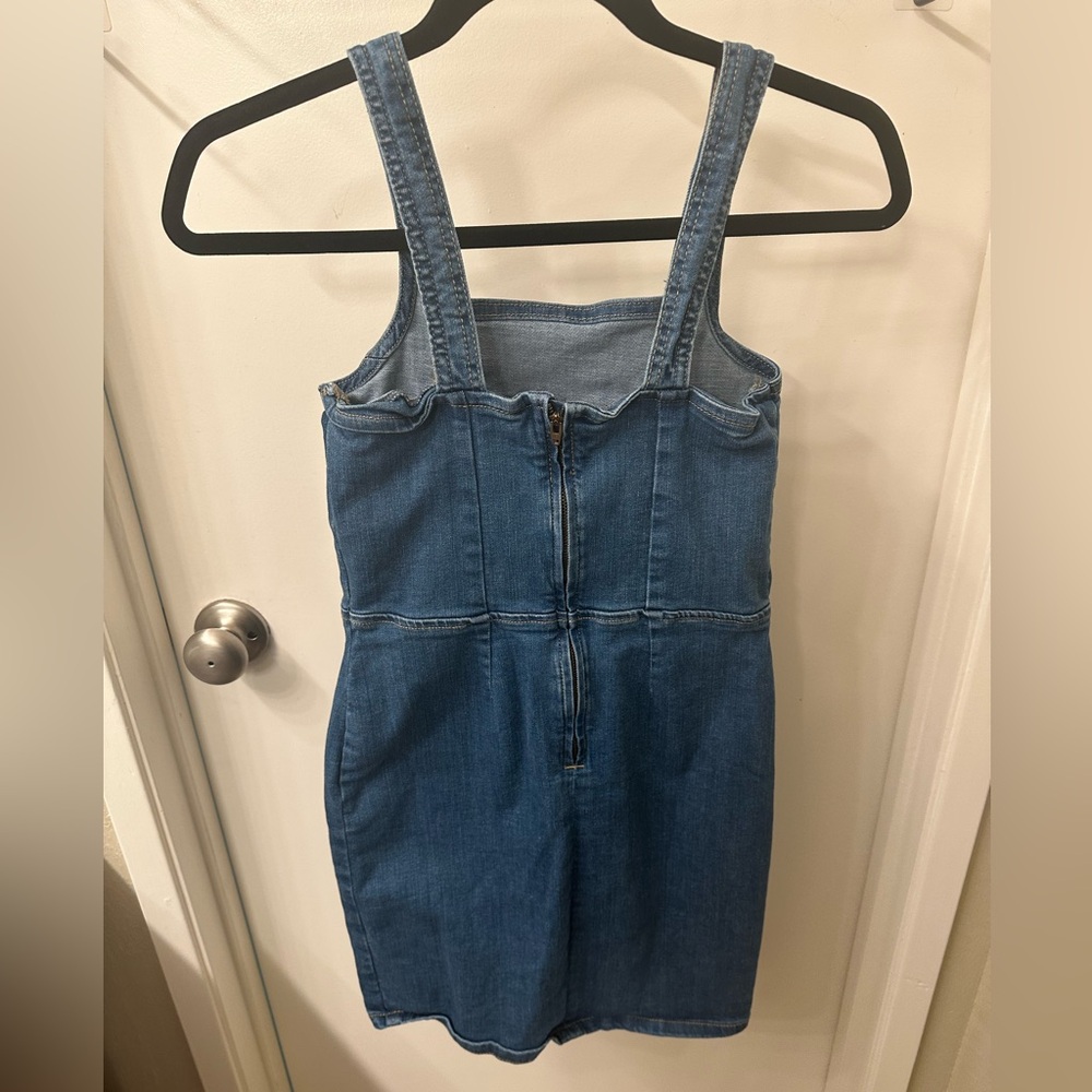 Denim Sleeveless Dress Size 11-12 - Picture 2 of 4